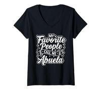 Mujer My Favorite People Call Me Abuela Women Grandma Mothers Day Camiseta Cuello V