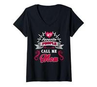 Mujer My Favorite People Call Me Mom For Mothers Day Camiseta Cuello V