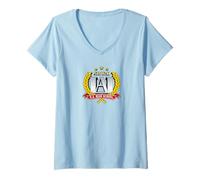 Mujer My Hero Academia U.A. High School Silver Crest Anime Camiseta Cuello V