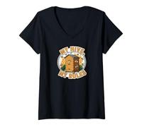 Mujer My Hive My Rules Funny Beekeeper Bee Lover Honeycomb Camiseta Cuello V