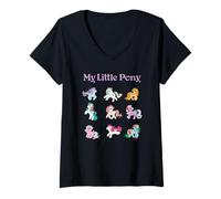 Mujer My Little Pony 9 Times Happy Camiseta Cuello V
