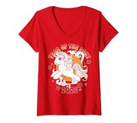 Mujer My Little Pony Chinese New Years Year of The Pony 2026 Camiseta Cuello V