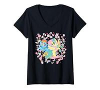 Mujer My Little Pony: Friendship Is Magic Fluttershy Rainbow Dash Camiseta Cuello V