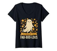 Mujer My Students Are Fab-Boo-Lous Design Camiseta Cuello V