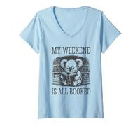Mujer My Weekend Is All Booked Camiseta Cuello V