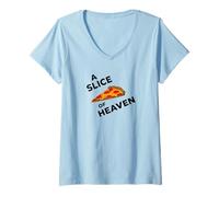 Mujer Mystic Pizza: Un pedacito de Cielo Divertido de los 80 Camiseta Cuello V