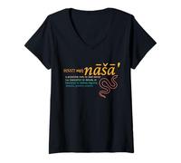 Mujer N.A-S.A Engañar, Fortalece la Concordancia, Tierra Plana Camiseta Cuello V