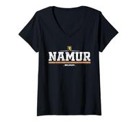 Mujer Namur Belgium Camiseta Cuello V
