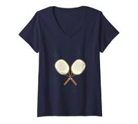 Mujer Naples Pickleball Social Club Vintage Camiseta Cuello V