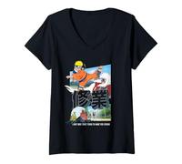 Mujer Naruto Shippuden Training with Jiraiya Make You Strong Anime Camiseta Cuello V