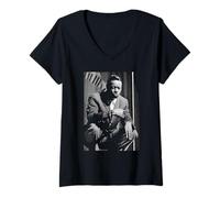 Mujer Nat King Cole: inolvidable Programa Real de variedades en Vivo (1960) Camiseta Cuello V