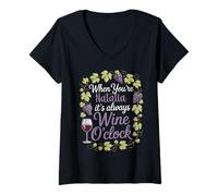 Mujer Natalia Personalized Women's Gift Custom Natalia Camiseta Cuello V