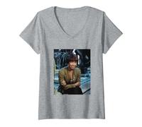 Mujer Natalie Cole Inolvidable Nat King Cole Michael Grecco Camiseta Cuello V