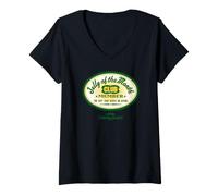Mujer National Lampoon's Christmas Vacation Jelly Month Logo Camiseta Cuello V