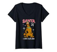 Mujer Navidad Scooby Doo Santa's Helper Camiseta Cuello V