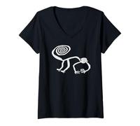 Mujer Nazca Lines | Líneas De Nazca South America Peru Geoglyphs Camiseta Cuello V
