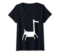 Mujer Nazca Lines | South America Peru Geoglyphs Líneas De Nazca Camiseta Cuello V