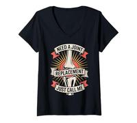Mujer Need A Joint Replacement Just Call Me - Camiseta Cuello V