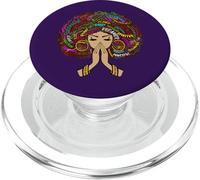 Mujer Negra con Clase exitosa melanina Positiva PopSockets PopGrip para MagSafe