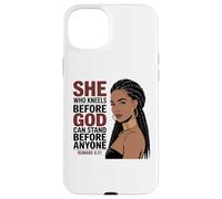 Mujer Negra Cristiana Reina Africana Melanin Poppin Pride Carcasa para iPhone 15 Plus