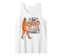 Mujer Negra no Importa lo difícil Que se ponga, voy a Hacerlo Camiseta sin Mangas