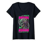 Mujer Neurodivergente Profesional Neurodiversidad Neurodiverso Camiseta Cuello V