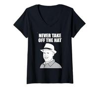 Mujer Never Take Off The Hat 90DF Gino Camisa De Regalo Hombres Camiseta Cuello V