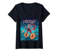 Mujer Nezha - Mitología China Príncipe Heredero Taoísmo Folklore China Camiseta Cuello V