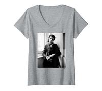 Mujer Nick Cave Bad Seeds Your Funeral My Trial por Phil Nicholls Camiseta Cuello V