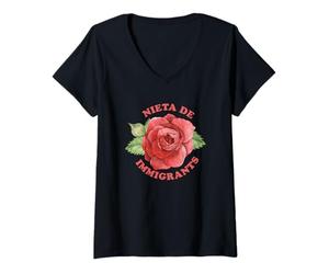 Mujer Nieta de inmigrante Inmigrante Hija De Inmigrantes Mexicana Camiseta Cuello V