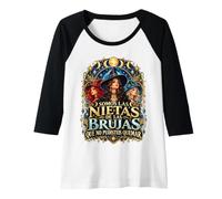 Mujer Nietas de Las Brujas Que no pudisteis Quemar Feminismo Wicca Camiseta Manga Raglan