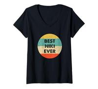 Mujer Niki Nombre Camiseta Cuello V