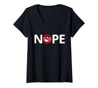 Mujer Ningún rey no protesta desde 1776: Nosotros, el pueblo, EE. UU., BANDERA Camiseta Cuello V