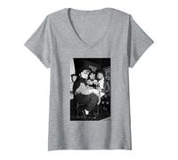Mujer Niño George The Wall Karma Chameleon por Virginia Turbett Camiseta Cuello V