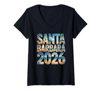 Mujer Niños Santa Barbara 2026 Vacay Best Ever Vacation Family All Camiseta Cuello V