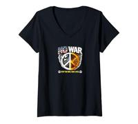 Mujer No a la Guerra, contra la Guerra, Paz Camiseta Cuello V