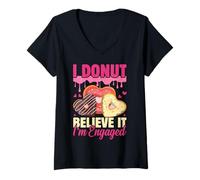 Mujer No creo que estoy comprometido Camiseta Cuello V