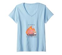 Mujer No diagnosticado pero algo anda mal Salud mental Humor Arte Camiseta Cuello V