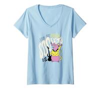 Mujer No Eres Feo. La Sociedad es - Punk Rat Camiseta Cuello V