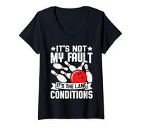 Mujer No es mi Culpa Son Las Condiciones del Carril Camiseta Cuello V