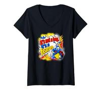 Mujer No es un Error, es una característica Divertido Coder Humor Camiseta Cuello V