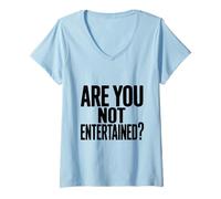 Mujer ¿No estás entretenido? Cita Divertida de la película Camiseta Cuello V