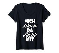 Mujer No Estoy Hablando con su Propia opinión. Camiseta Cuello V