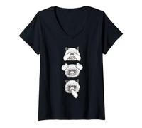Mujer No Evil Exotic Shorthair Camiseta Cuello V