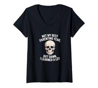 Mujer No Fue Mi Mejor Año como Padre, Pero Maldita Sea, Aprendí Camiseta Cuello V