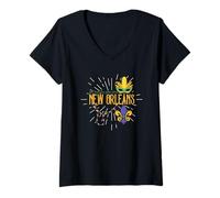 Mujer No ha Sido el Mismo Desde Nueva Orleans - Louisiana Souvenir Camiseta Cuello V