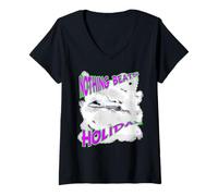 Mujer No Hay Nada Mejor Que Unas Vacaciones Jet to Fly Camiseta Cuello V