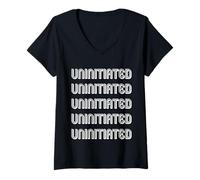 Mujer No iniciado Camiseta Cuello V