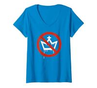 Mujer No Kings In America Political Protest Crown Design Camiseta Cuello V