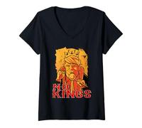 Mujer No Kings Presidents Are Not Kings Camiseta Cuello V